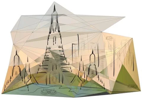 Bangkok Stock Illustration