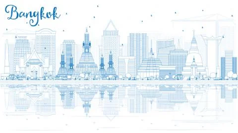 Bangkok Ilustración de archivo