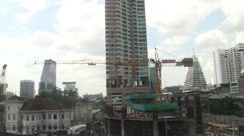 Bangkok landscape Stock Footage 574647