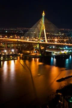 Bangkok mega bridge Stock Photos