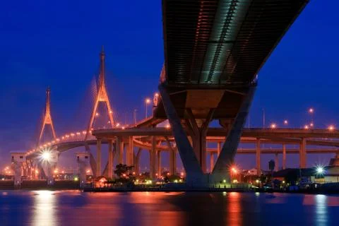 Bangkok Mega Bridge Stock Photos