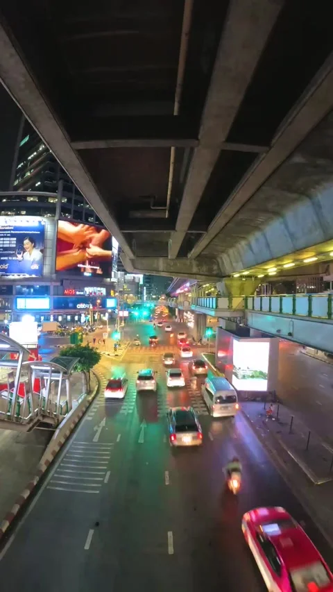 Bangkok by night timelapse Stock Footage 171389739