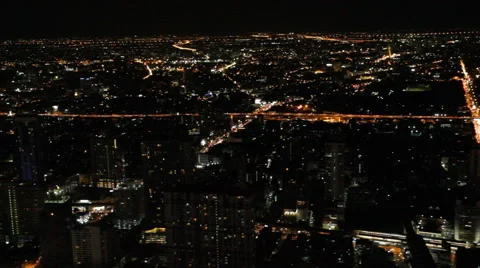 Bangkok night at tower 스톡 동영상 63161665