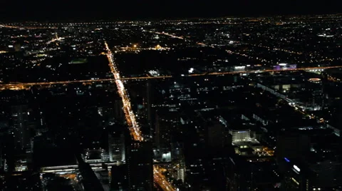 Bangkok night at tower 스톡 동영상 63161836