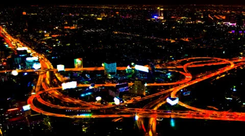 Bangkok night.mp4 Stock Footage 22641542
