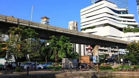 Bangkok, phrom phong Stock Footage 95654038