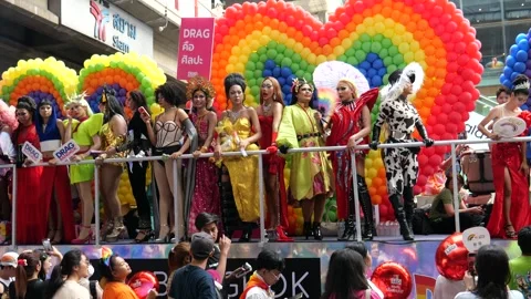 Bangkok Pride Celebration Stock Footage 278424618