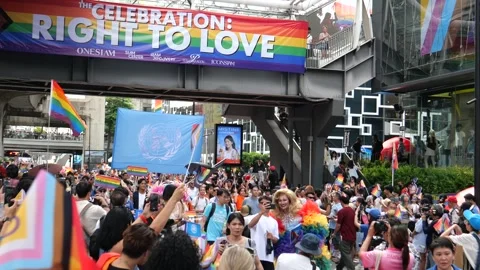 Bangkok Pride Parade Stock Footage 277658497