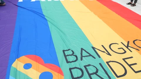 Bangkok Pride parade Stock Footage 310497690