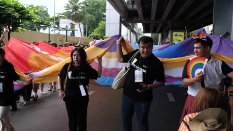 Bangkok Pride parade Vidéo 310498233