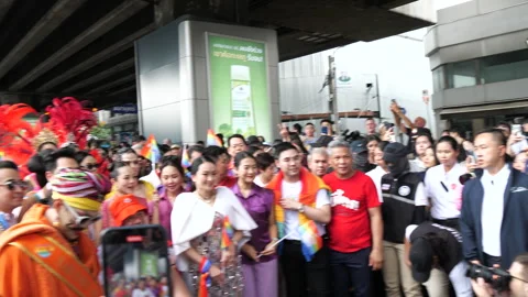 Bangkok Pride parade Stock Footage 310498539