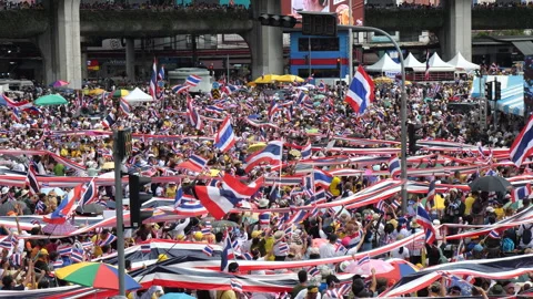 Bangkok Protest Vidéo 312107523