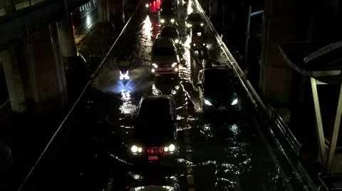 Bangkok Rain Stock Footage 52996044
