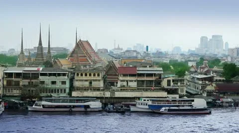 Bangkok river 스톡 동영상 10594374