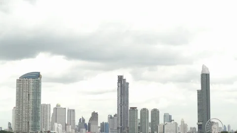 Bangkok river view Stock Footage 94786573