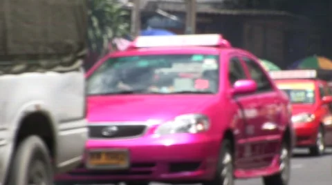 Bangkok road traffic Stock Footage 575995