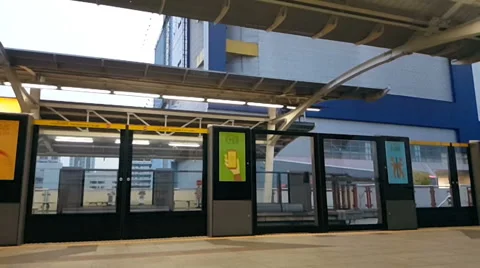 Bangkok Sky Train Video stock 69045317