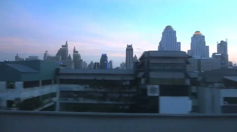 Bangkok Skyline02 Video stock 10818216