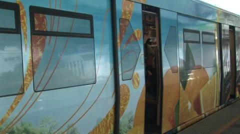 Bangkok skyrail  Video stock 575068