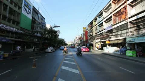 Bangkok streets Stock Footage 10595458