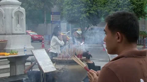 Bangkok streetscapes Stock Footage 11235551