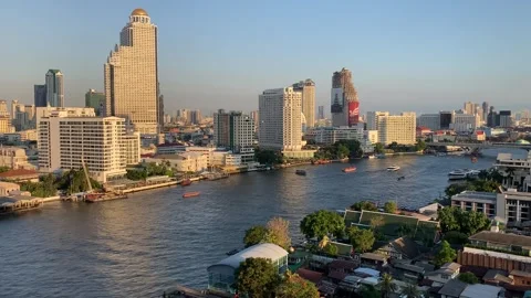 Bangkok Sunset Stock Footage 274261691