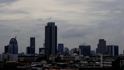 Bangkok Timelapes Stockbeeldmateriaal 89936635