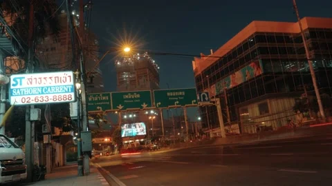 Bangkok Timelapse (4) Stockbeeldmateriaal 229693170