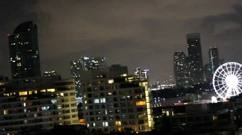 Bangkok in town Stock Footage 25929048