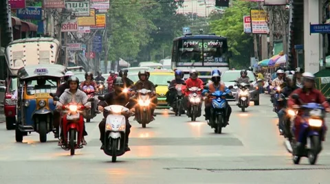 Bangkok Traffic 스톡 동영상 8775534