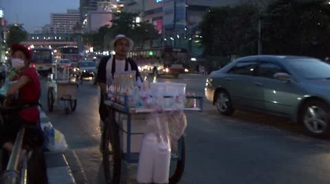 Bangkok traffic Video stock 11235594
