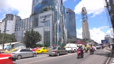 Bangkok traffic Stock Footage 45414473