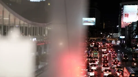 Bangkok traffic 库存影片 88950778