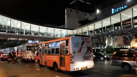 Bangkok traffic 库存影片 88951734