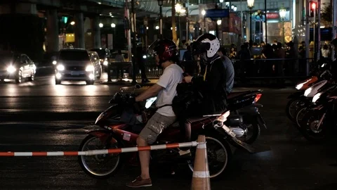 Bangkok traffic Stock Footage 88952017