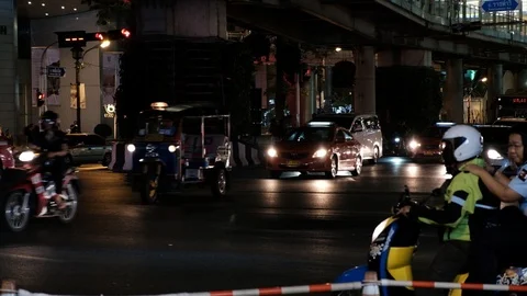 Bangkok traffic Stock Footage 88952140