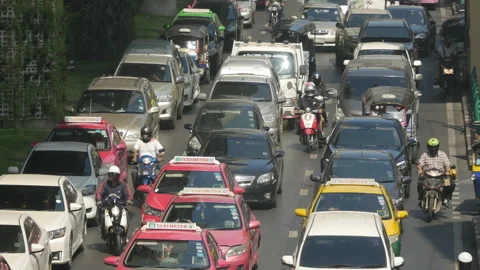 Bangkok Traffic Vídeos de archivo 247201802