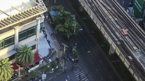 Bangkok Traffic Time Lapse Stock Footage 50716470