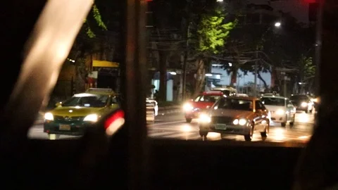 Bangkok Traffic View Stock Footage 100695746