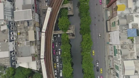 Bangkok Train 1 Stock Footage 231222184