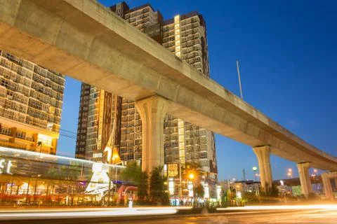 Bangkok twilight scene Stock Photos