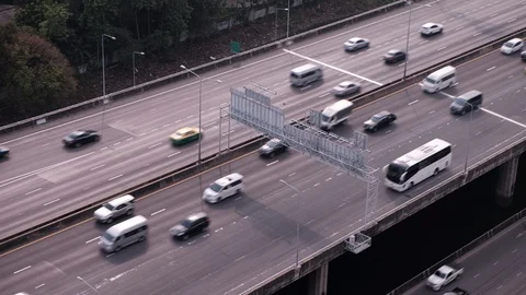 Bangkok_traffic_highway 库存影片 88919911