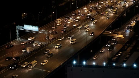 Bangkok_traffic_highway 库存影片 88926228