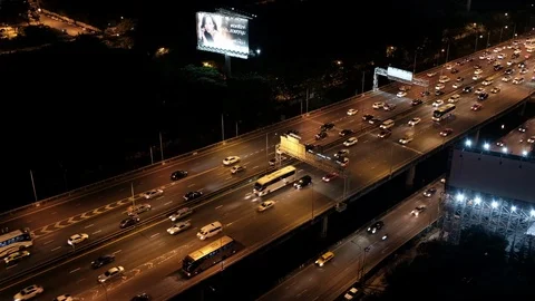 Bangkok_traffic_highway 库存影片 88948195