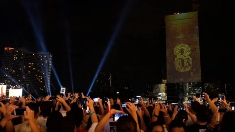 Bangkok’s New Year Countdown Stock-Footage 122214430