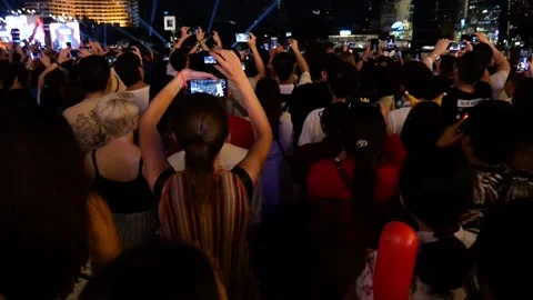 Bangkok’s New Year Countdown Stock-Footage 132335422