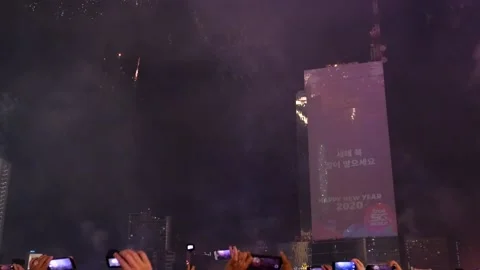 Bangkok’s New Year Countdown Stock-Footage 132336168