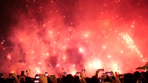 Bangkok’s New Year Countdown 動画素材 132336305