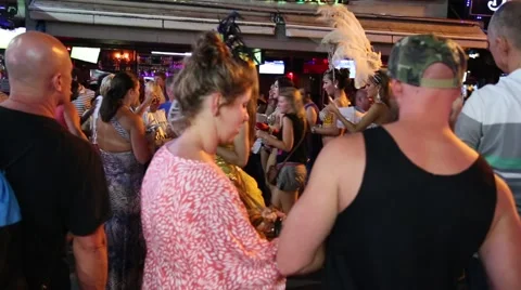Bangla road, Phuket Stock Footage 47218549