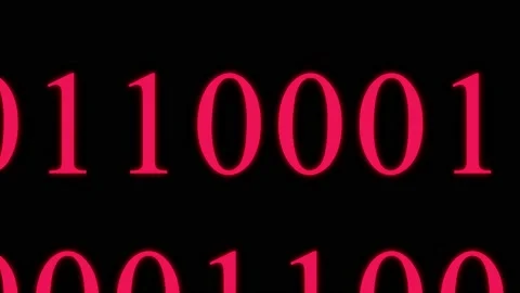 Bangladesh Flag in Digital Binary Numbers cyber style matrix Video stock 135292788